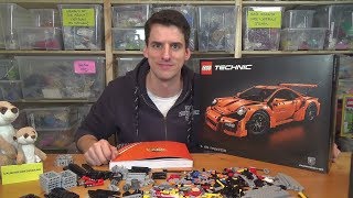 LEGO® Technic 42056 - Porsche 911 GT3 RS - Unboxing \u0026 Baubeginn