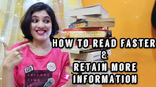 5 tips to read faster and retain more information | Techniques that ACTUALLY work