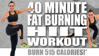40 MINUTE FAT BURNING HIIT AT HOME WORKOUT! 🔥BURN 515 CALORIES!* 🔥with Sydney Cummings