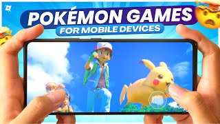 Top 10 Best POKÉMON GAMES for Android \u0026 iOS in 2023 | High Graphics (Online/Offline)