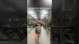 Locked in: Full Body #gym #myvlog #vlog #lifestyle #ditl #diml #gymgirlie #oklahoma @redbull