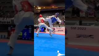 back kick headshot 😱😱 danger video #taekwondo #viral #martial #karate #shorts