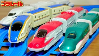 新幹線の安定感☆ESシリーズ 新車両明日出ちゃうので！笑 E5系新幹線はやぶさ＆E6系新幹線こまち どちらもシールをしっかり貼ればかっこいい！こまちは貼らなくてもカッコよさげ！