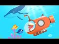 Dinosaur Submarine 🤿 -  Exploration Games For Sea Curious Children | Kids Learning |  Yateland