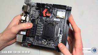 MSI Z87i Gaming ITX Haswell Motherboard First Look