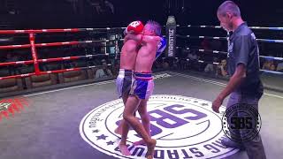 Klongsuklek S. Sakchay 🇹🇭 (red) defeats to Charoensap Sidchangthai  🇹🇭(blue) by decision