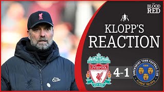 'The Boys Did Really Well!' - Klopp FULL Post-Match Press Conference | Liverpool 4-1 Shrewsbury