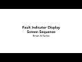 Fault Indicator Display Screen Sequence – Broan AI Series Fresh Air Systems