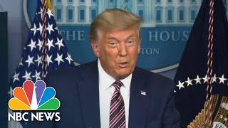 Trump Falsely Claims Victory In 2020 Election During White House Briefing | NBC Nightly News