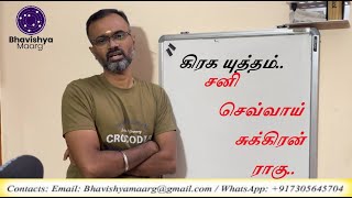 கிரக சேர்க்கை அல்லது யுத்தம் | சனி செவ்வாய் சுக்கிரன் ராகு | 100% Secret #bhavishyamaarg