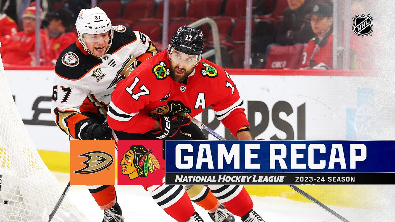 Ducks @ Blackhawks 12/7 | NHL Highlights 2023 - YouTube