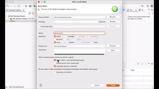 Java - How to Create a New Java Project in Eclipse 2025