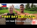 First time in BICOL! British girlfriend tries SILI ICECREAM IS SHE OK?🌶 Legazpi Philippines  🇵🇭