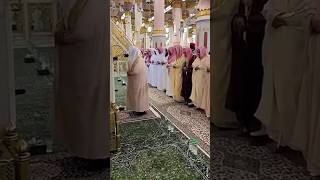 تلاوه السديس في المسجد النبوي بحضور الحذيفي وأئمه الحرم النبوي ليله 8 رمضان 1444ه‍