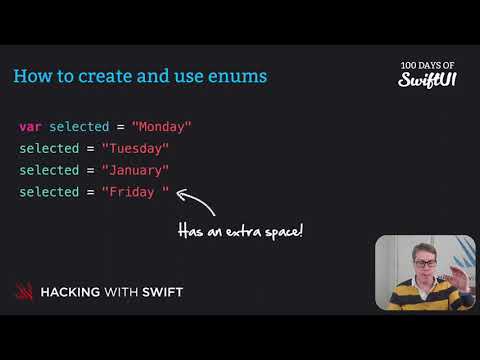 How to create and use enums – Swift for Complete Beginners