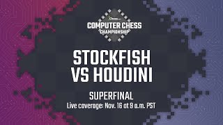 Computer Chess Championship Superfinal: Stockfish Vs Houdini