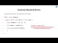 Error Handling