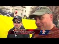 counter protesters stand in front of state house during march for our lives