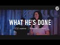 Meredith Andrews - What He's Done  | CCLI sessions