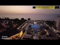 Wonderful Sunset from balcony at the W Hotel in Muscat, Oman (4K / UHD)