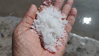 Sea Salt Harvesting, Thoothukudi to Ramanathapuram, Tamilnad, India