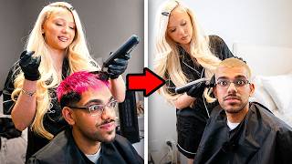 Alabama Barker Gives N3on a Buzz Cut!