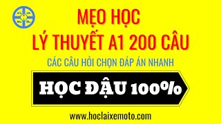 Phần 4 -  Mẹo Thi A1 Phần Biển Báo✅ 200 Câu Hỏi Thi Sát Hạch GPLX A1