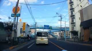 東小岩5~北小岩7へ（車載動画）江戸川区Tokyo,Japan.