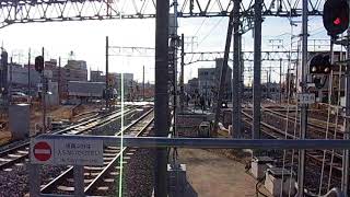 名鉄知立駅5番線　準急岩倉行き到着