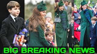 ROYALS IN SHOCK! Prince Louis \u0026 Princess Kate stroll around on Christmas Da, breaking the royal rule