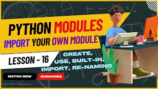 Modules in Python | Create & Import own Module | Python for Beginner | Learn Python Tutorial