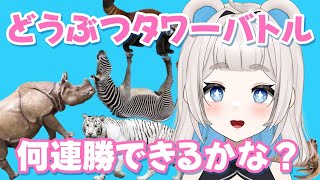 かわいい動物に癒される雑談 | どうぶつタワーバトル【新人vtuber / 狸乃すみ】#shorts #どうぶつタワーバトル  #ゲーム実況 #vtuber #ゲーム配信