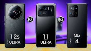 Xiaomi 12s Ultra vs Xiaomi 11 Ultra vs Xiaomi Mix 4