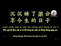 tình nhạt phai • lưu Đức hoa 刘德华 • 一起走过的日子【动态歌词 pinyinlyrics vietsub】