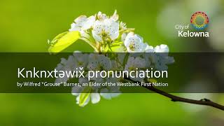 Knknxtəwix̌ Pronunciation