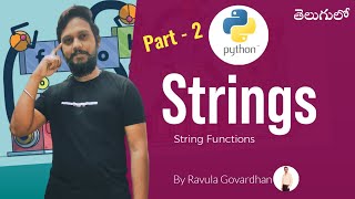 [Python in Telugu]: Python String Functions in Telugu (Part-2)
