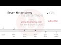 the white stripes seven nation army drum score