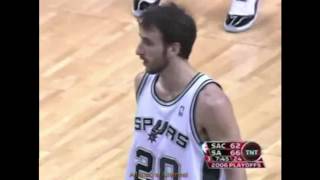 Tony Parker \u0026 Manu Ginobili 54 Pts 19 Ast Vs. Sacramento 2006 Playoffs, Game 2.