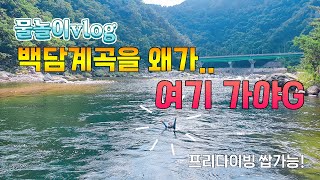 [물여행 Vlog.6 ] 강원도 백담계곡? 난 이제 거기안가~ 여기 가야G! 처음 가본 사람은 있어도 한번만 가본 사람은 없을껄!?