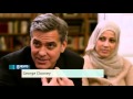 George Clooney supports Syria's refugees as Russia scales back military presence