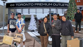 shopping with family ,Toronto Premium Outlet