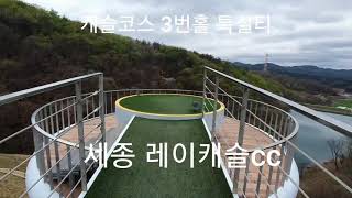 세종 레이캐슬cc 캐슬코스3번홀 특설티