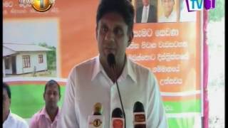 News1st: Foundation stone to the Udagammanaya laid by Min. Sajith Premadasa