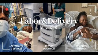 LABOR \u0026 DELIVERY VLOG: First Time Mom + Induced at 41 Weeks + 48 Hours In Labor + MORE