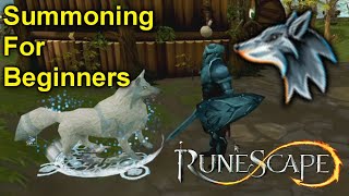 Runescape 3 - Summoning For Beginners (How to get started) *2020*