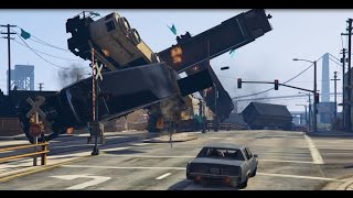 GTA V : Train Crash