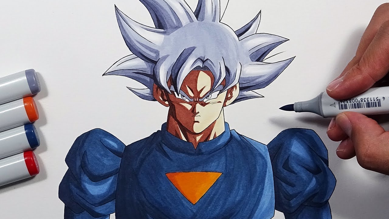 Drawing Grand Priest Goku Ultra Instinct