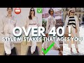 Styles mistakes that age you | How not to look heavy after 40