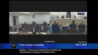 Feb. 3, 2025 - PS Committee Worksession
