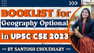 Geography Optional | Book List 2023 | UPSC CSE 2023 | #OnlyIAS